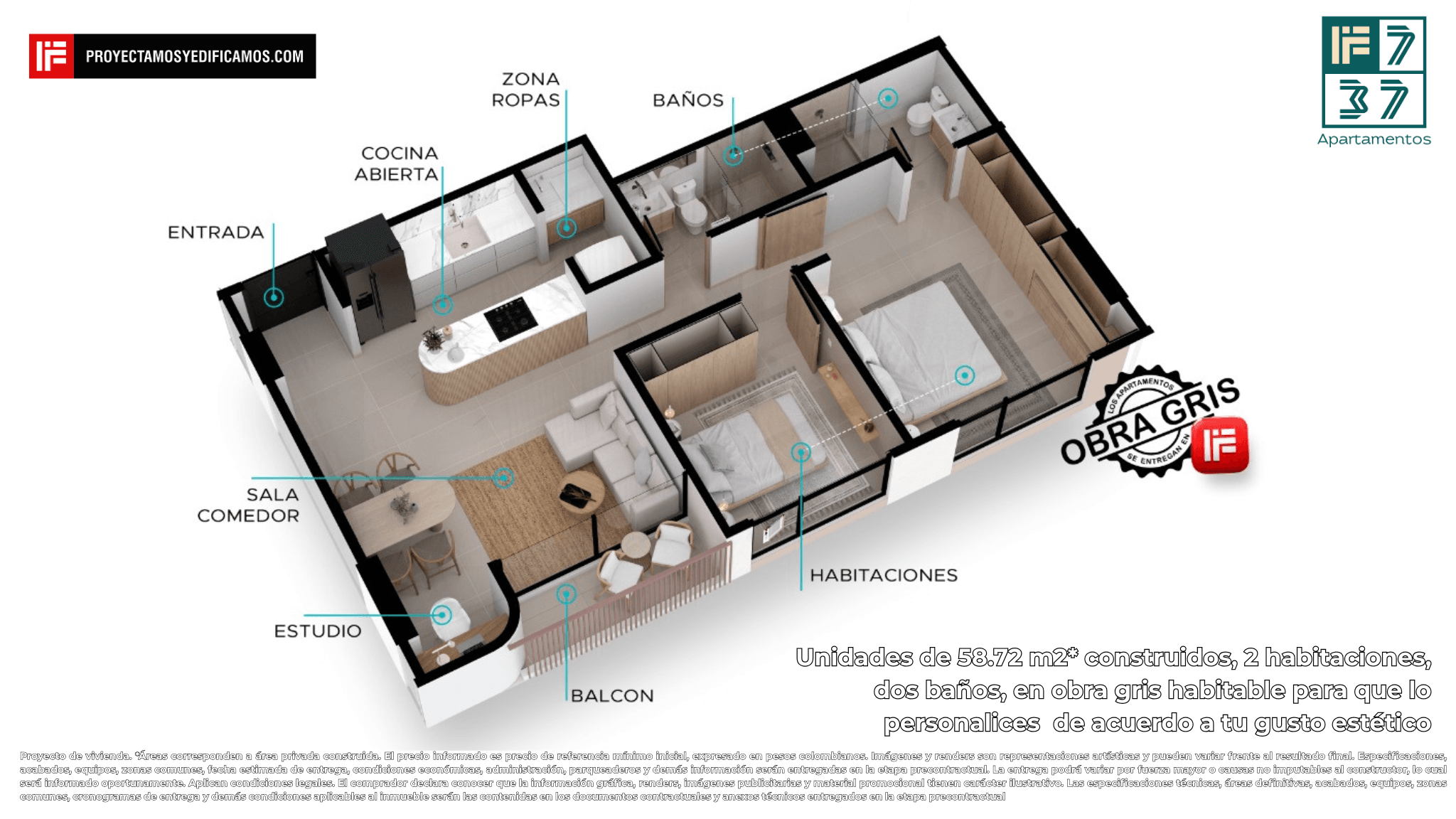 F7-37 -apartamentos Ibagué