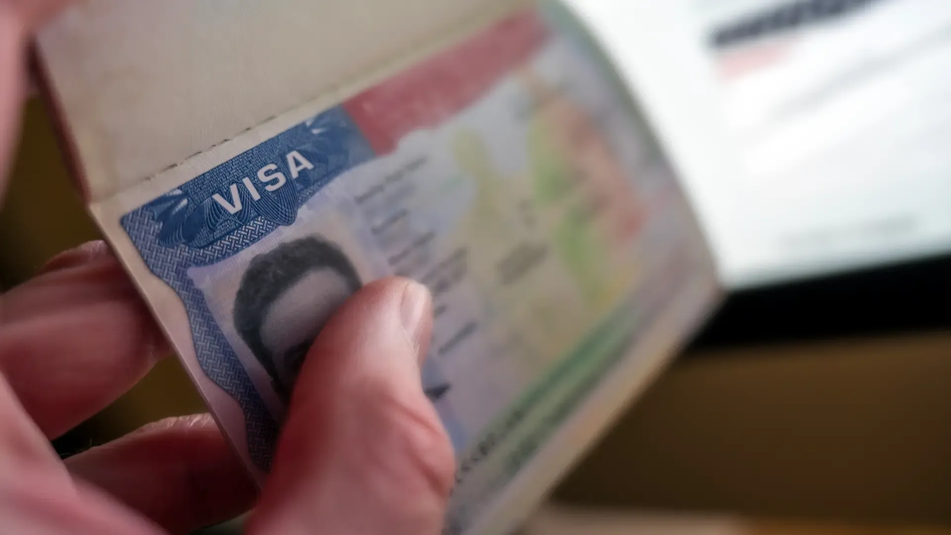 En la foto: Visa Americana