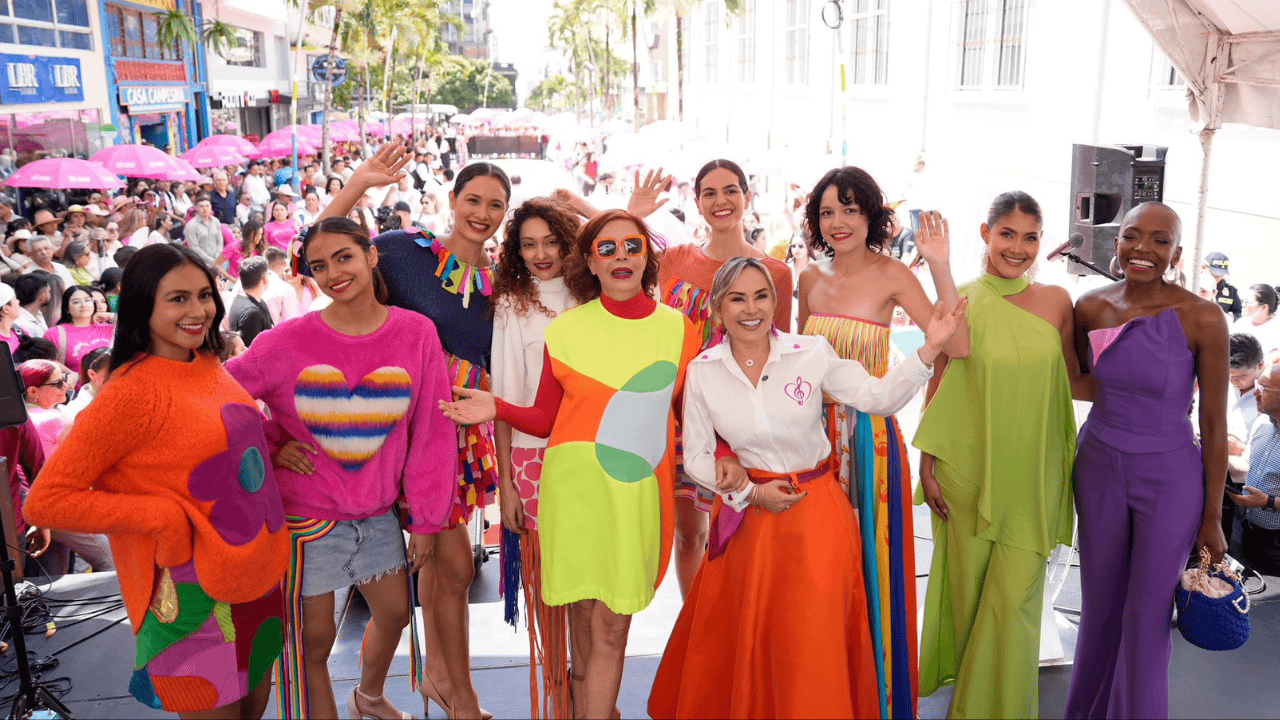 Ágatha Ruiz de la Prada, la alcaldesa de Ibagué y Belky Arizala