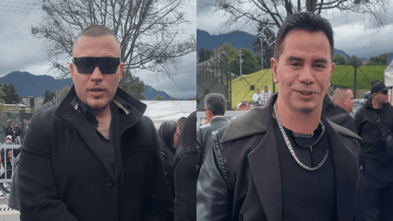 Jessi Uribe y Jhonny Rivera, cantantes colombianos