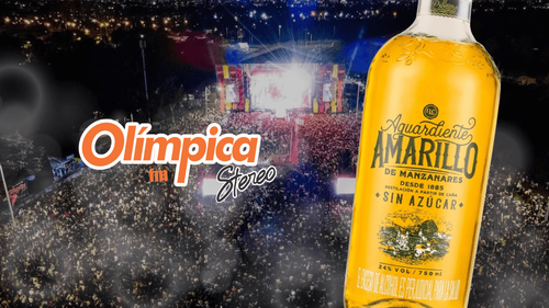 Aguardiente amarillo de Manzanares 