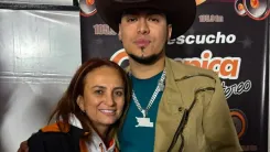 En la foto: Dalia Bernal y Yeison Jiménez