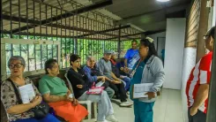 : La sede comunal de Terrón Colorado, ubicada en la Av. 4 Oeste # 13-415, funciona actualmente como el epicentro de servicios de salud para los habitantes de la Comuna 1 mientras avanza la construcción del nuevo hospital. Créditos: Alcaldía de Cali