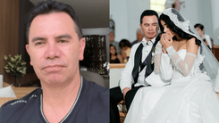 Jhonny Rivera, cantante de música popular, y Jenny López