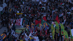 Manifestación en Bogotá